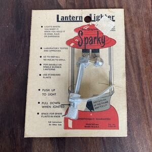 New Lantern Lighter Original Sparky Fire-Lite USA Made Vintage